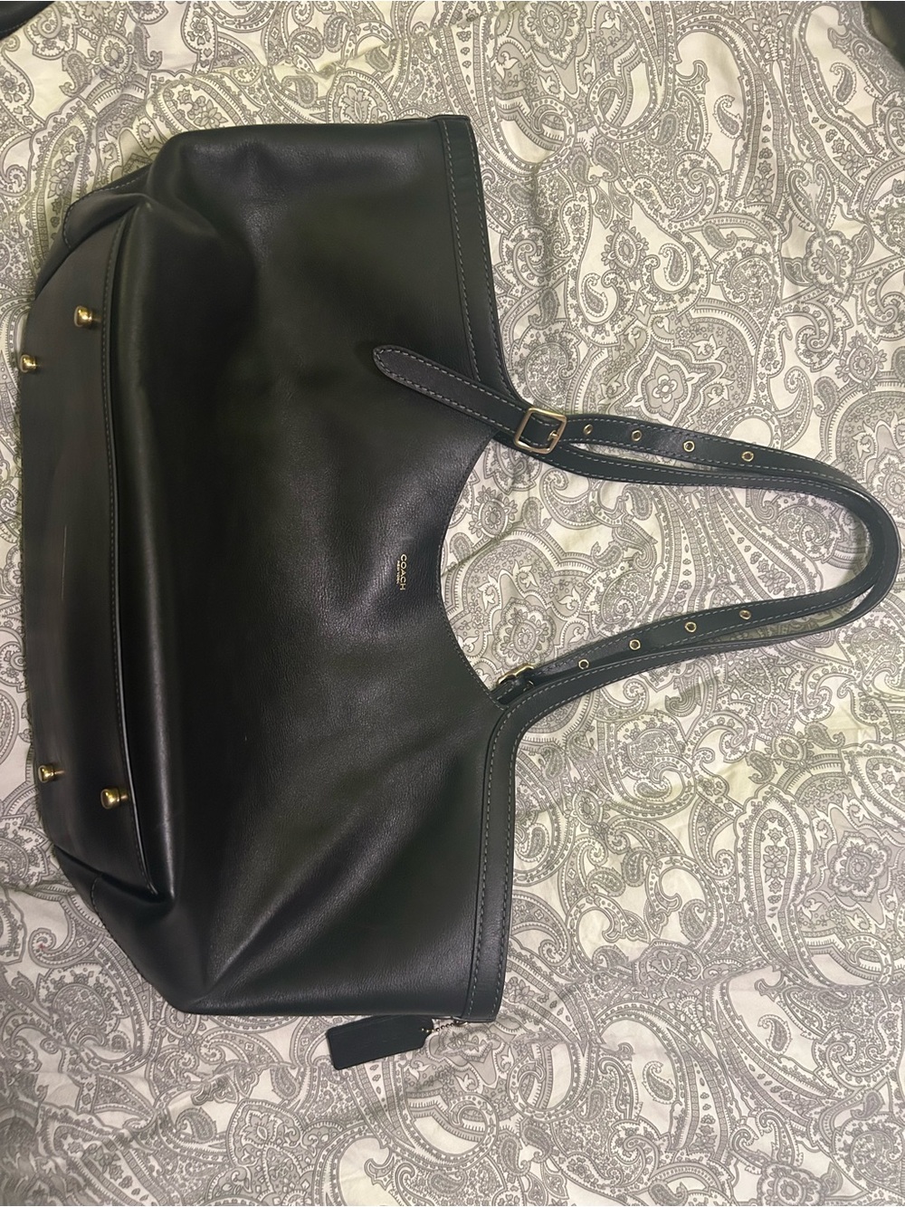 Coach Black Gramercy Tote Bag